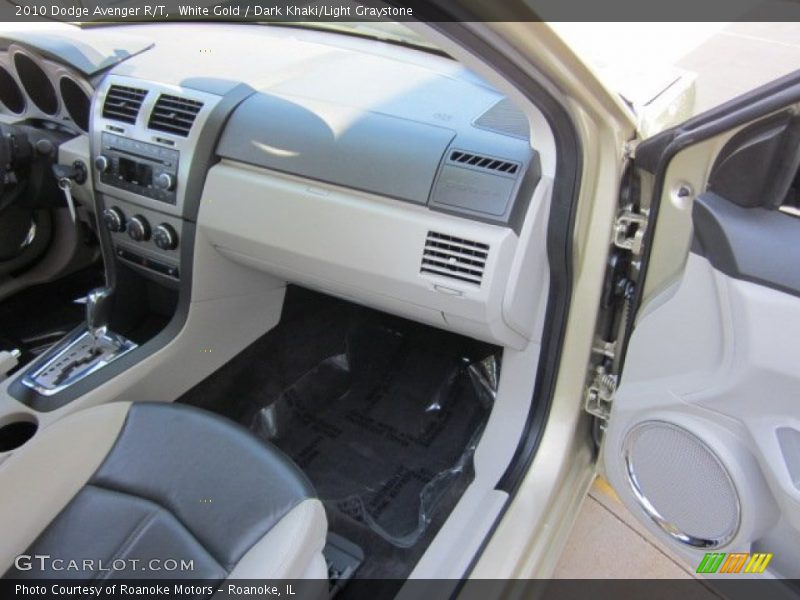 White Gold / Dark Khaki/Light Graystone 2010 Dodge Avenger R/T