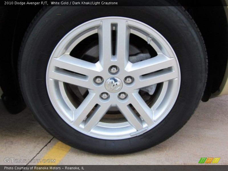 White Gold / Dark Khaki/Light Graystone 2010 Dodge Avenger R/T