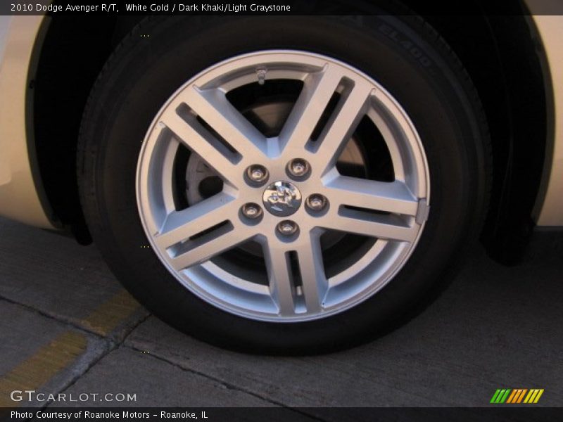 White Gold / Dark Khaki/Light Graystone 2010 Dodge Avenger R/T