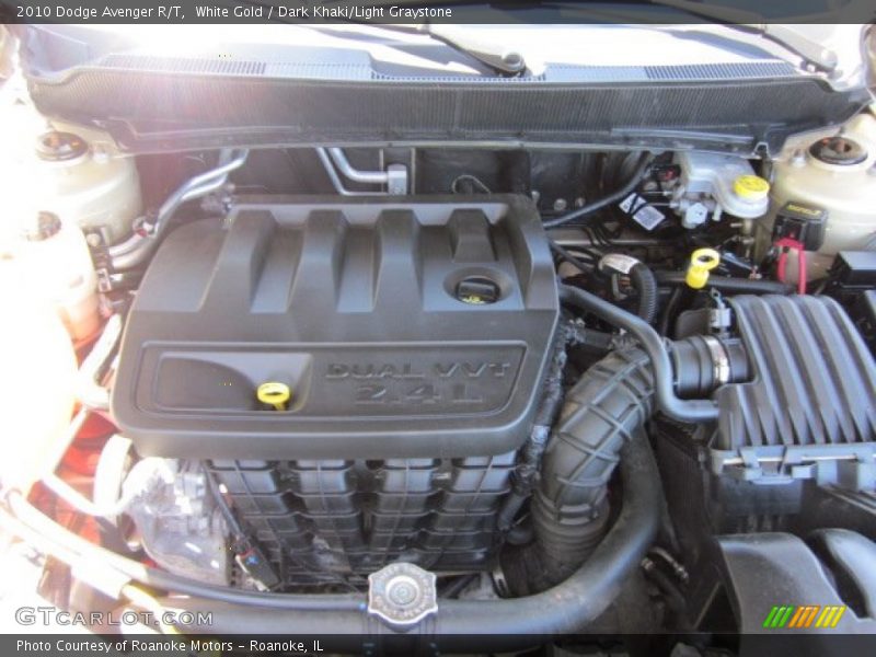 White Gold / Dark Khaki/Light Graystone 2010 Dodge Avenger R/T