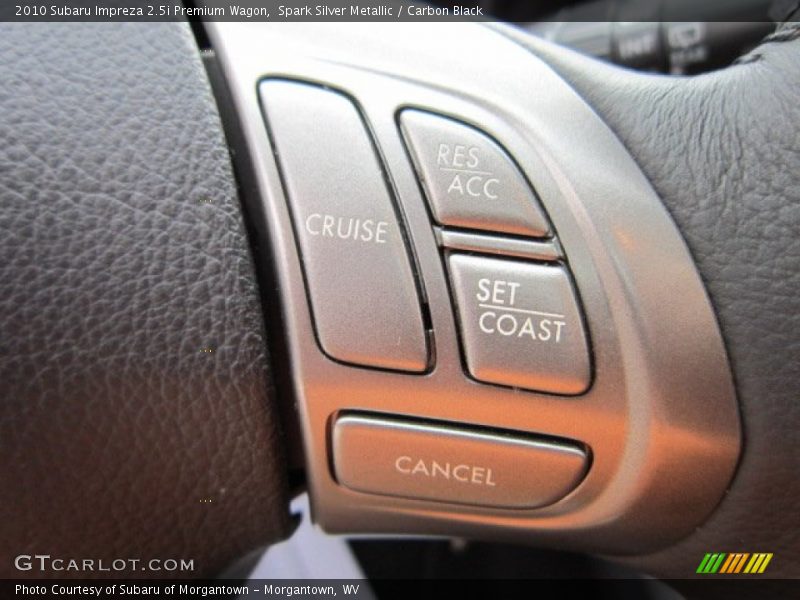 Controls of 2010 Impreza 2.5i Premium Wagon