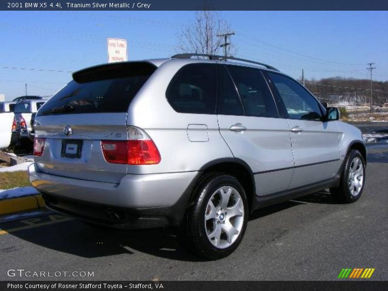 Titanium Silver Metallic / Grey 2001 BMW X5 4.4i