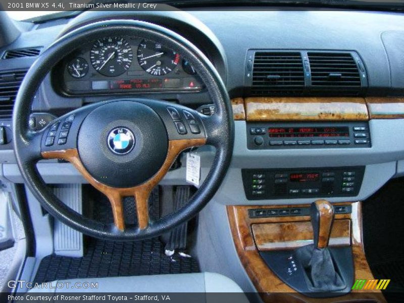 Titanium Silver Metallic / Grey 2001 BMW X5 4.4i