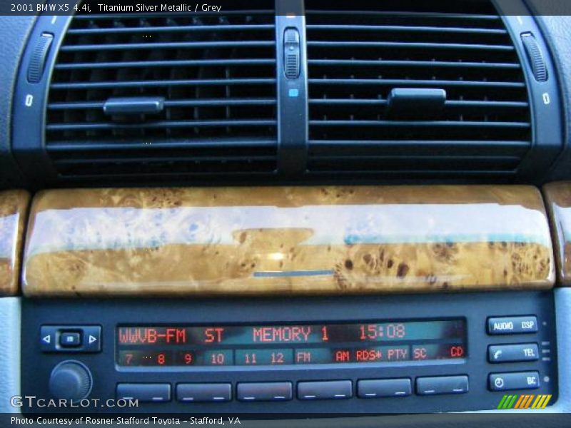 Titanium Silver Metallic / Grey 2001 BMW X5 4.4i
