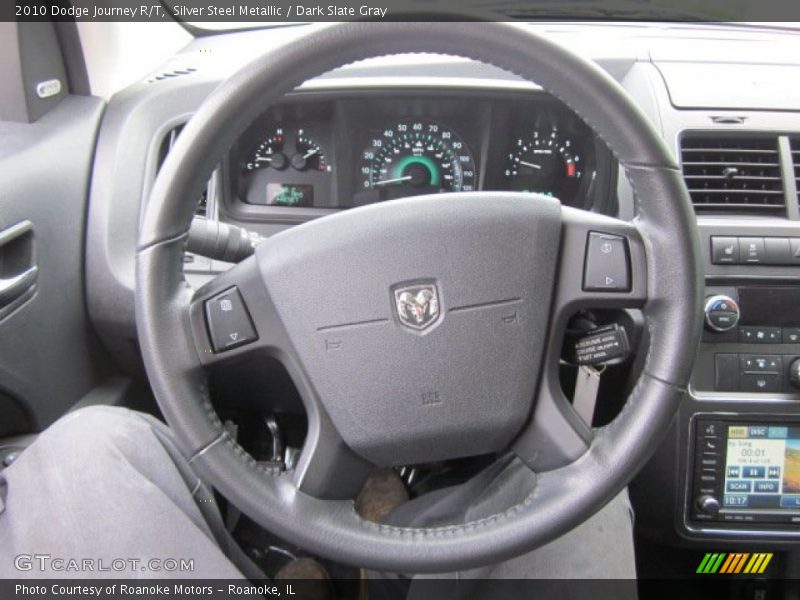 Silver Steel Metallic / Dark Slate Gray 2010 Dodge Journey R/T