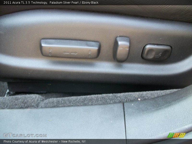 Paladium Silver Pearl / Ebony Black 2011 Acura TL 3.5 Technology