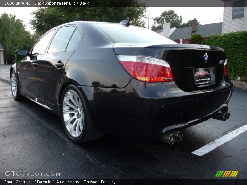 Black Sapphire Metallic / Black 2006 BMW M5