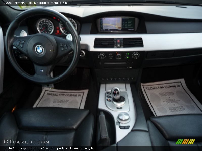 Black Sapphire Metallic / Black 2006 BMW M5