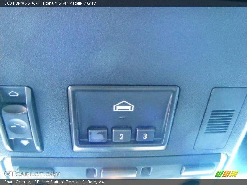 Titanium Silver Metallic / Grey 2001 BMW X5 4.4i
