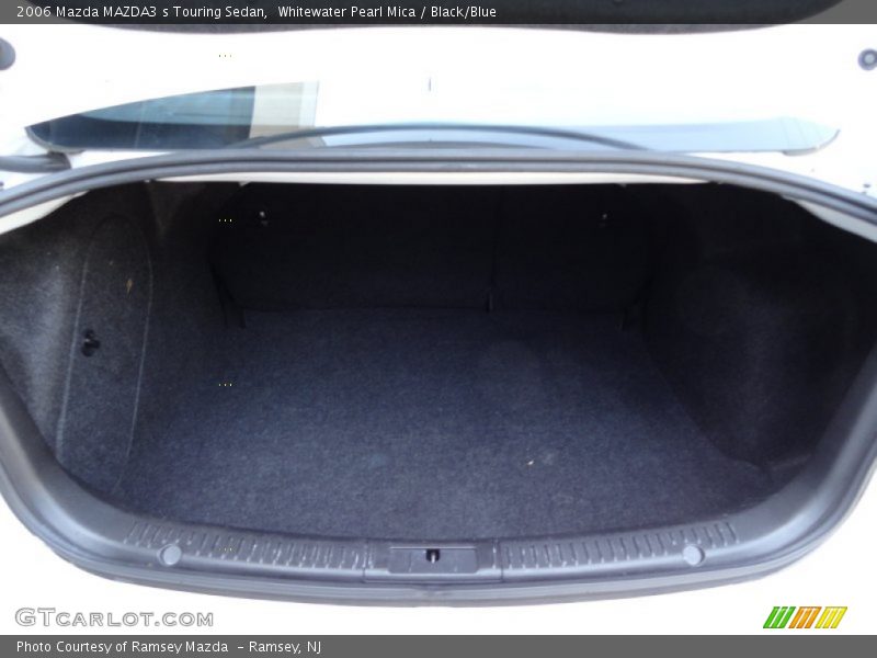 Whitewater Pearl Mica / Black/Blue 2006 Mazda MAZDA3 s Touring Sedan