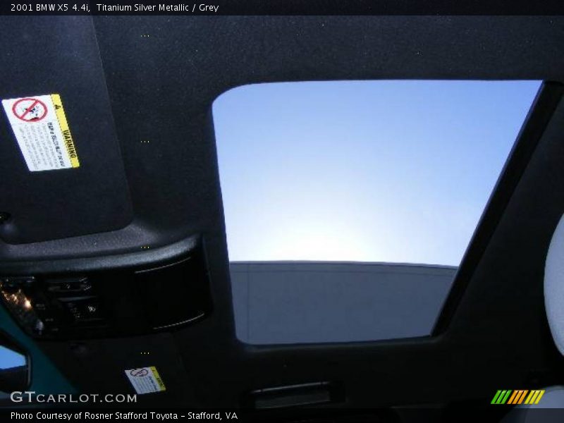 Titanium Silver Metallic / Grey 2001 BMW X5 4.4i