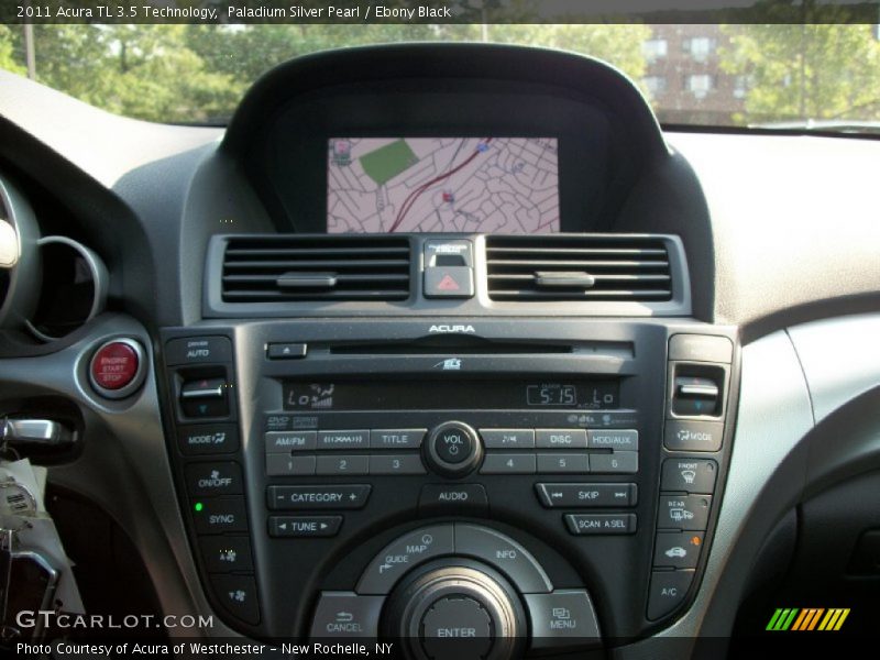 Navigation of 2011 TL 3.5 Technology