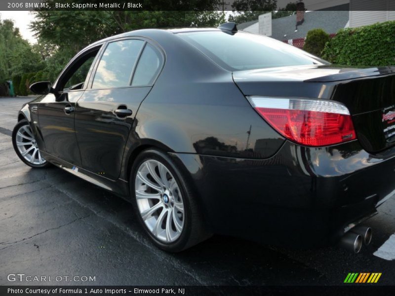 Black Sapphire Metallic / Black 2006 BMW M5