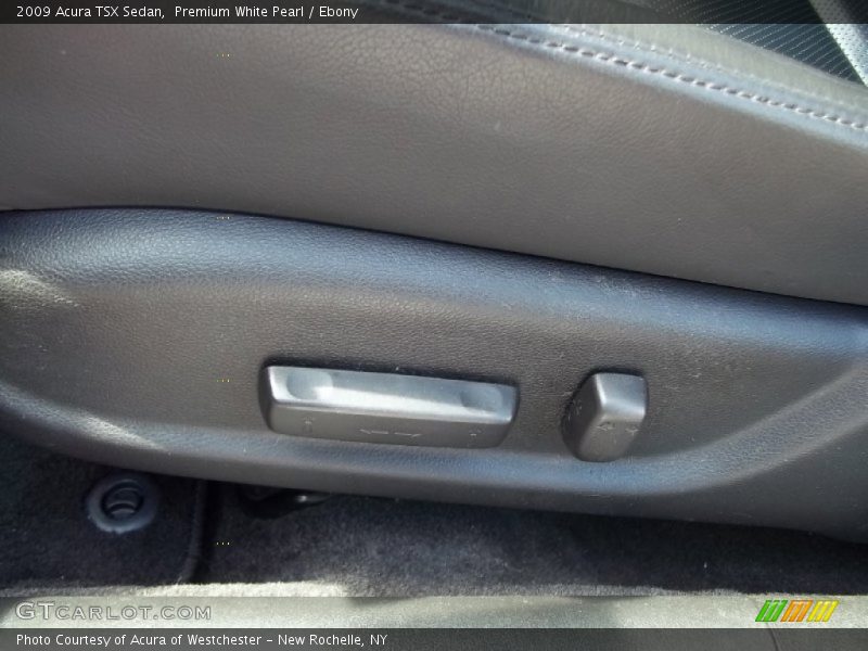 Premium White Pearl / Ebony 2009 Acura TSX Sedan