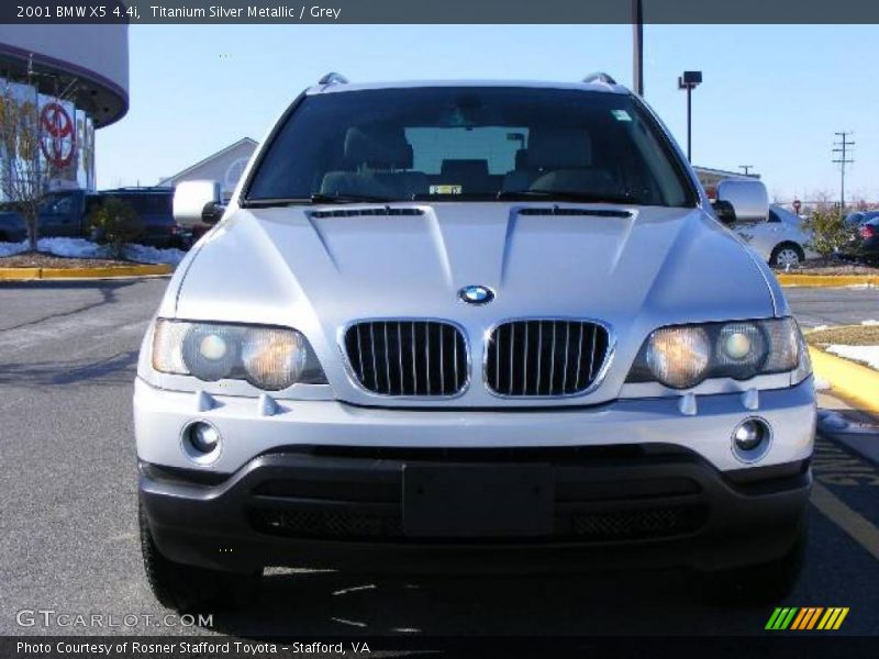 Titanium Silver Metallic / Grey 2001 BMW X5 4.4i