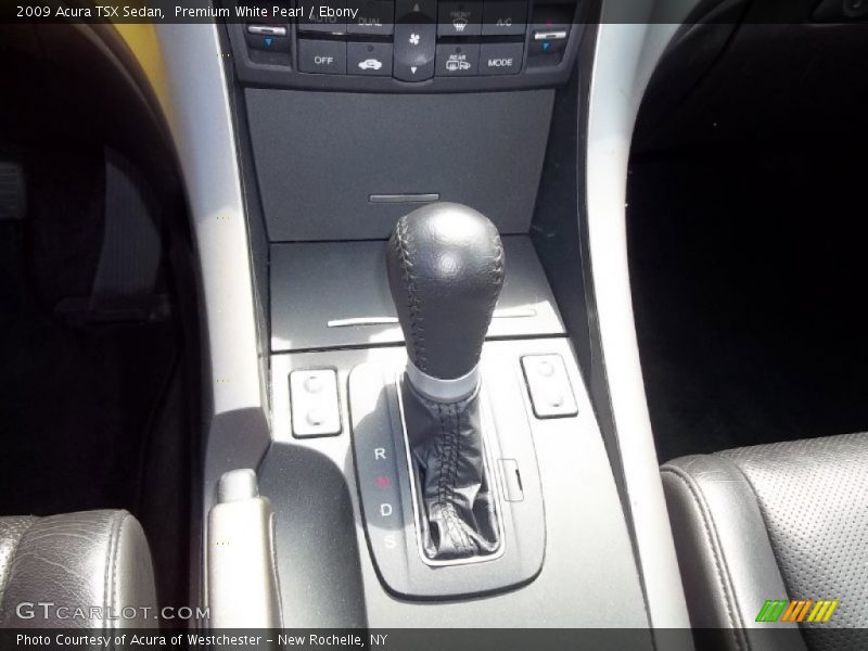Premium White Pearl / Ebony 2009 Acura TSX Sedan