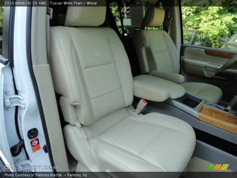  2010 QX 56 4WD Wheat Interior