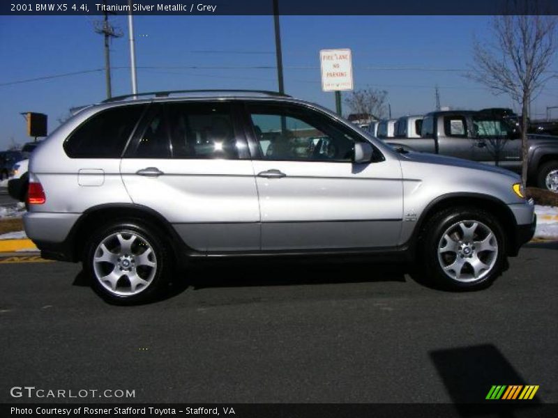 Titanium Silver Metallic / Grey 2001 BMW X5 4.4i