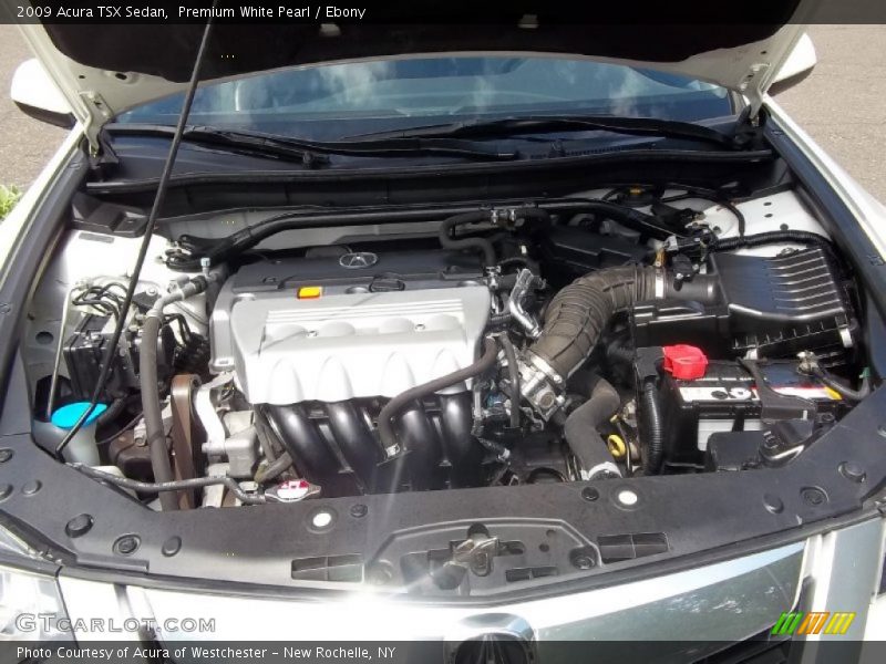 Premium White Pearl / Ebony 2009 Acura TSX Sedan