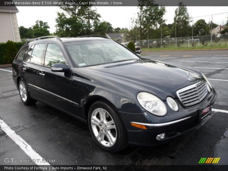 Front 3/4 View of 2004 E 500 4Matic Wagon