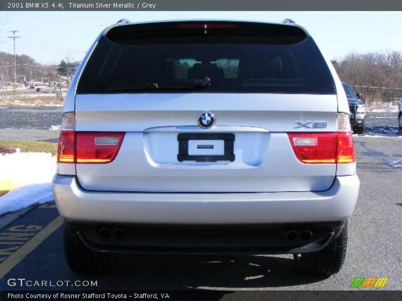 Titanium Silver Metallic / Grey 2001 BMW X5 4.4i