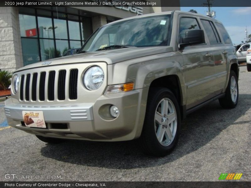 Light Sandstone Metallic / Dark Slate Gray/Pebble Beige 2010 Jeep Patriot Limited