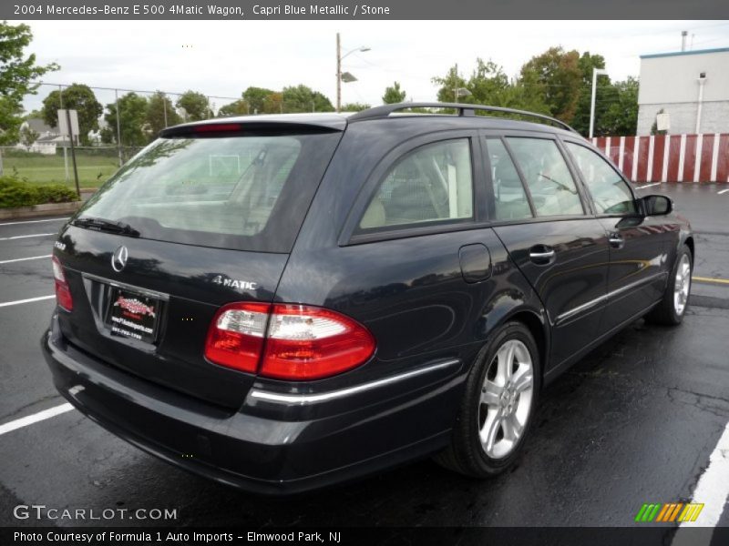 Capri Blue Metallic / Stone 2004 Mercedes-Benz E 500 4Matic Wagon