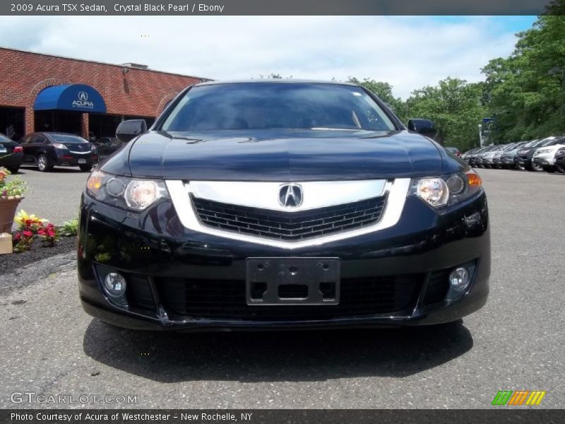 Crystal Black Pearl / Ebony 2009 Acura TSX Sedan
