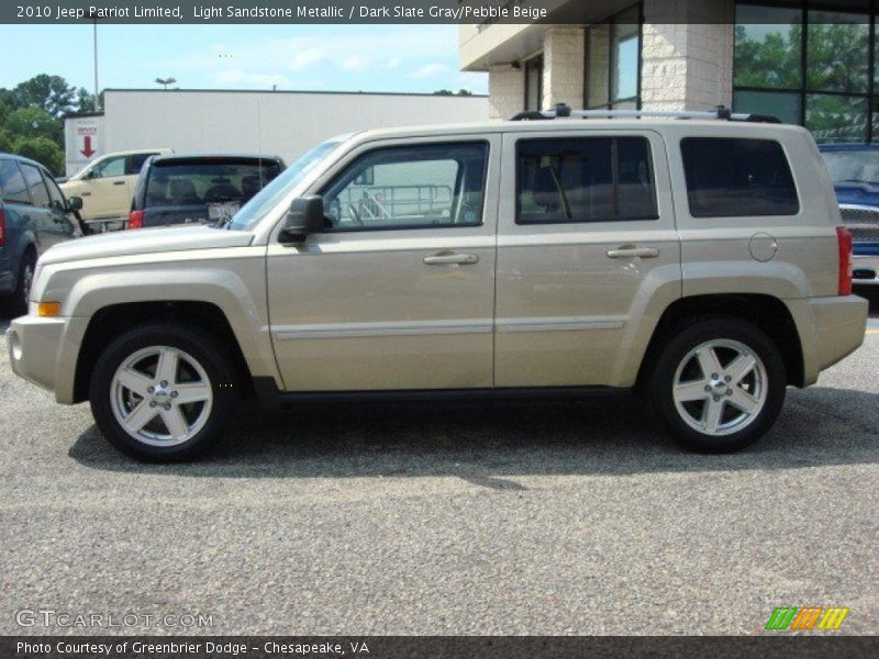 Light Sandstone Metallic / Dark Slate Gray/Pebble Beige 2010 Jeep Patriot Limited