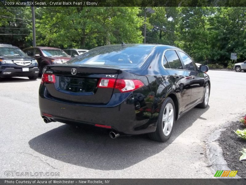 Crystal Black Pearl / Ebony 2009 Acura TSX Sedan
