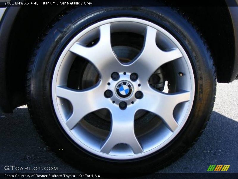 Titanium Silver Metallic / Grey 2001 BMW X5 4.4i
