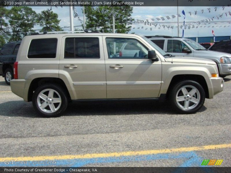 Light Sandstone Metallic / Dark Slate Gray/Pebble Beige 2010 Jeep Patriot Limited
