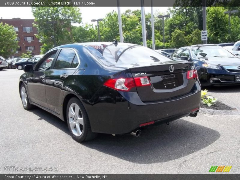 Crystal Black Pearl / Ebony 2009 Acura TSX Sedan