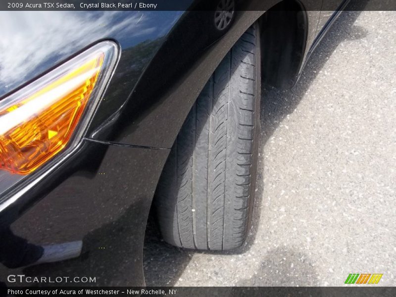 Crystal Black Pearl / Ebony 2009 Acura TSX Sedan