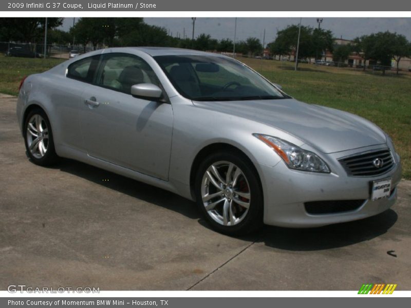 Liquid Platinum / Stone 2009 Infiniti G 37 Coupe