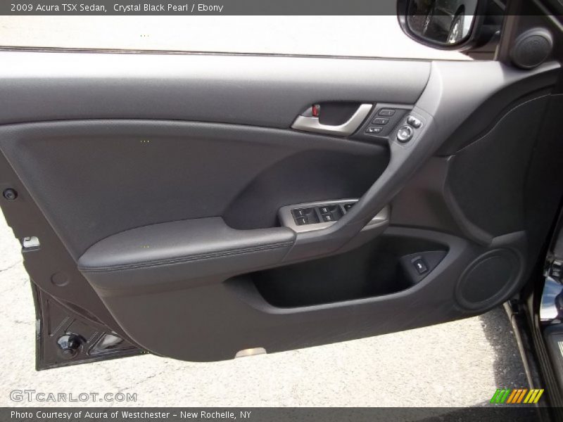 Crystal Black Pearl / Ebony 2009 Acura TSX Sedan