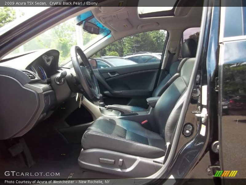 Crystal Black Pearl / Ebony 2009 Acura TSX Sedan