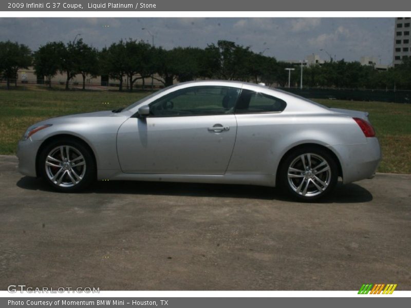 Liquid Platinum / Stone 2009 Infiniti G 37 Coupe