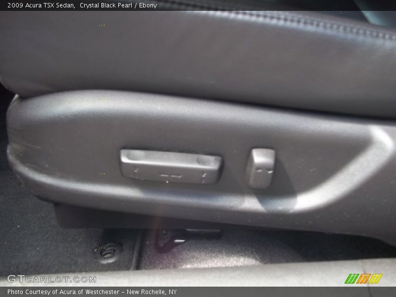 Crystal Black Pearl / Ebony 2009 Acura TSX Sedan