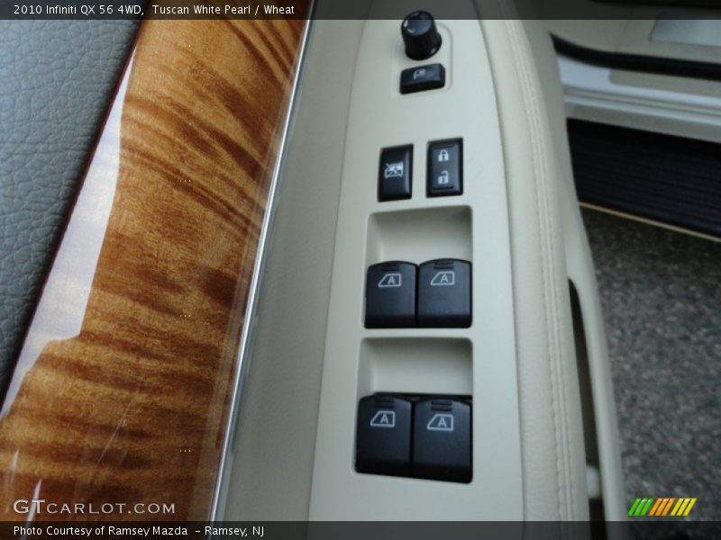 Controls of 2010 QX 56 4WD