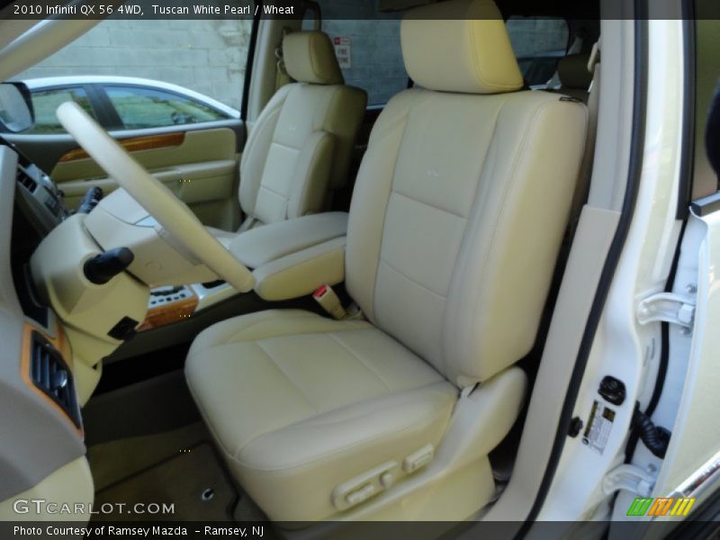  2010 QX 56 4WD Wheat Interior