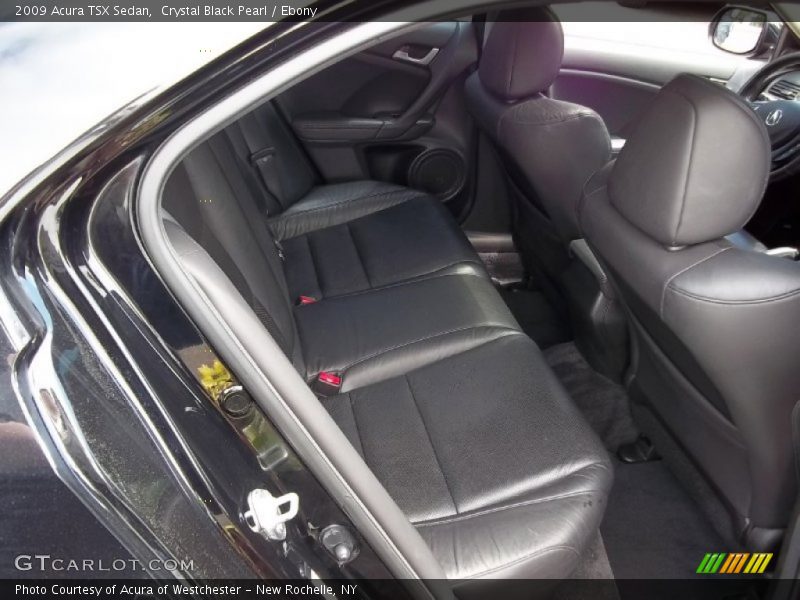 Crystal Black Pearl / Ebony 2009 Acura TSX Sedan