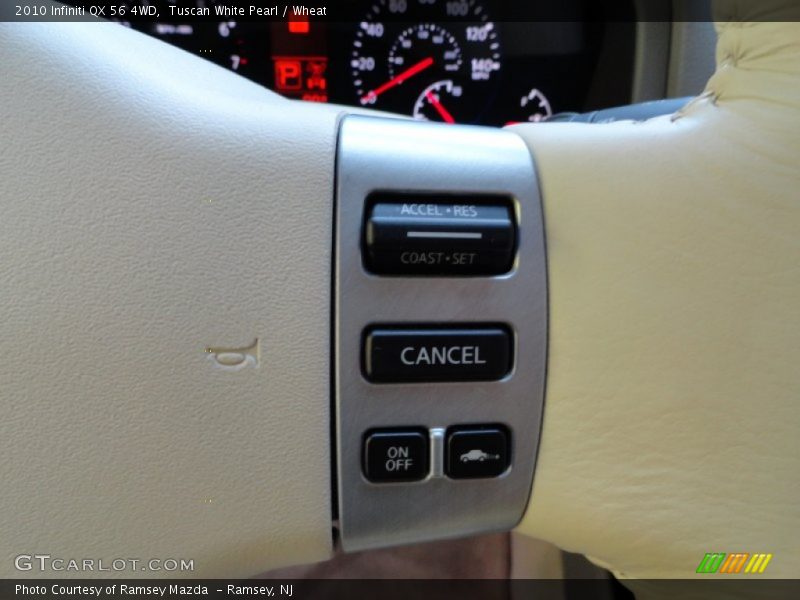 Controls of 2010 QX 56 4WD