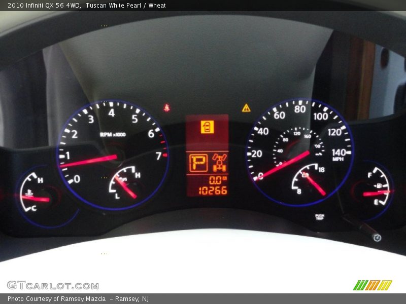  2010 QX 56 4WD 56 4WD Gauges