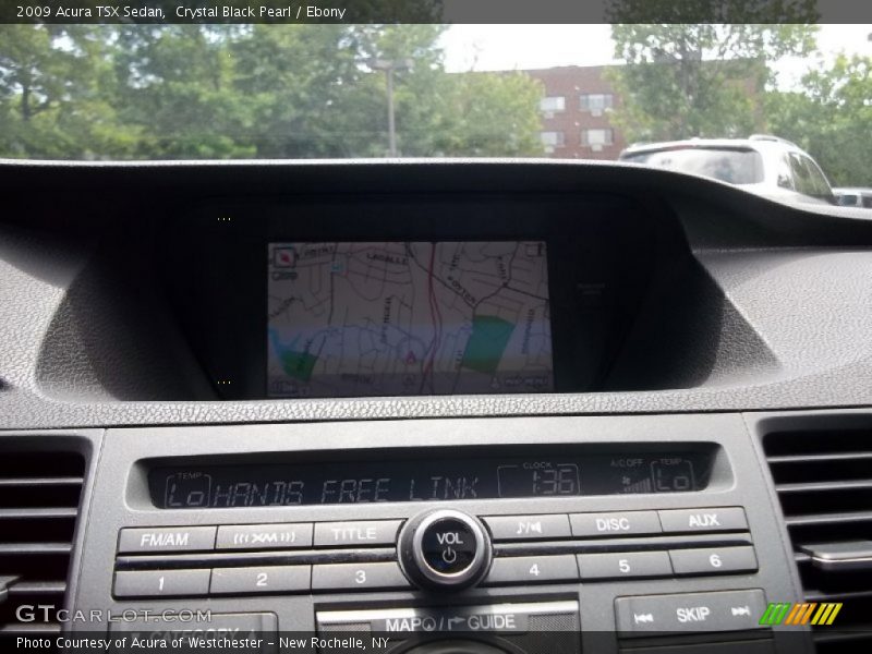 Crystal Black Pearl / Ebony 2009 Acura TSX Sedan