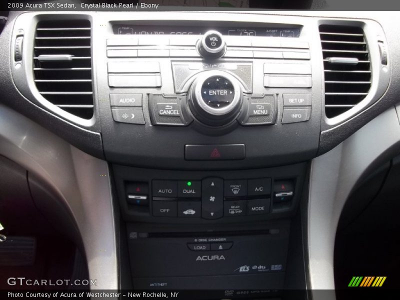 Crystal Black Pearl / Ebony 2009 Acura TSX Sedan