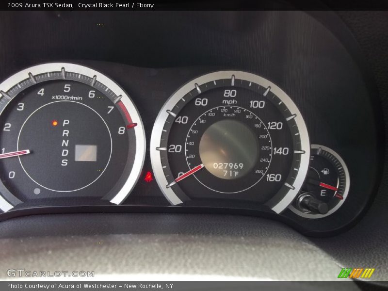 Crystal Black Pearl / Ebony 2009 Acura TSX Sedan