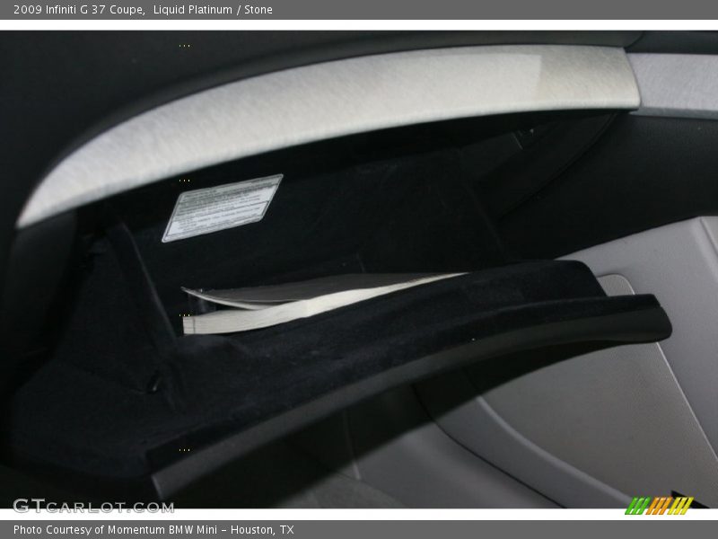 Liquid Platinum / Stone 2009 Infiniti G 37 Coupe