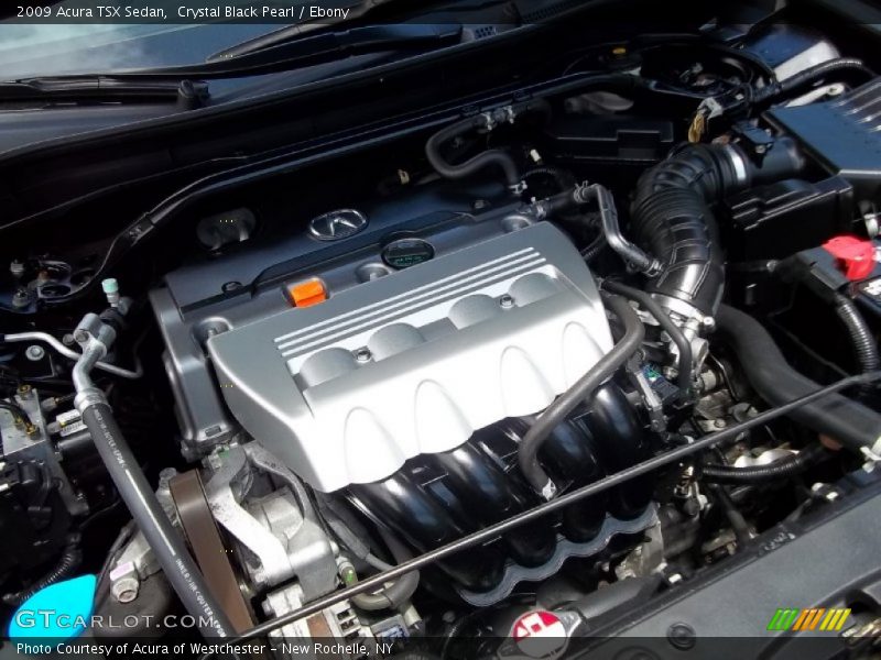 Crystal Black Pearl / Ebony 2009 Acura TSX Sedan