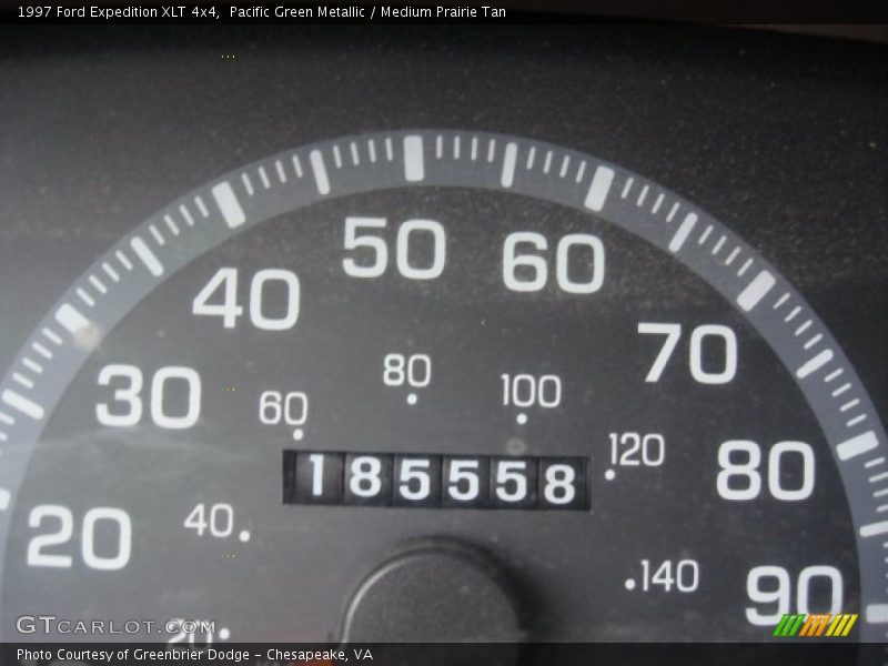 Pacific Green Metallic / Medium Prairie Tan 1997 Ford Expedition XLT 4x4